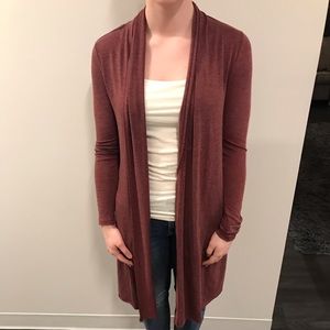 Light maroon cardigan